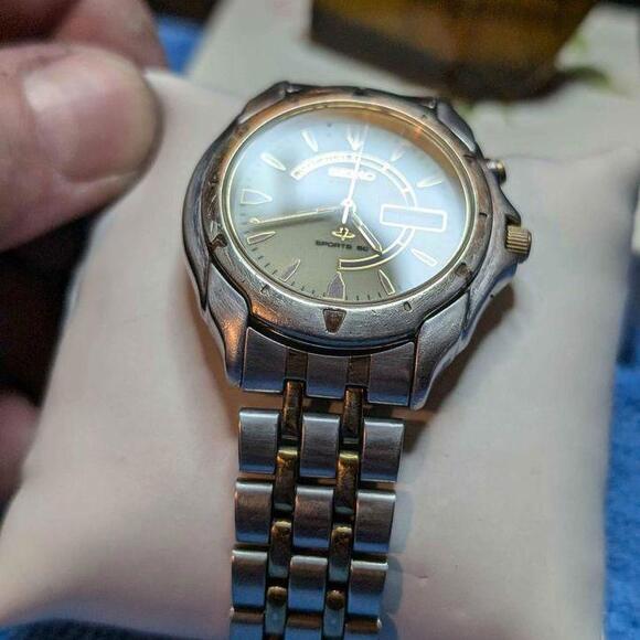 SeikoSeiko kinetic 5M63-0AA0 Men's Watch - Picture 2 of 5